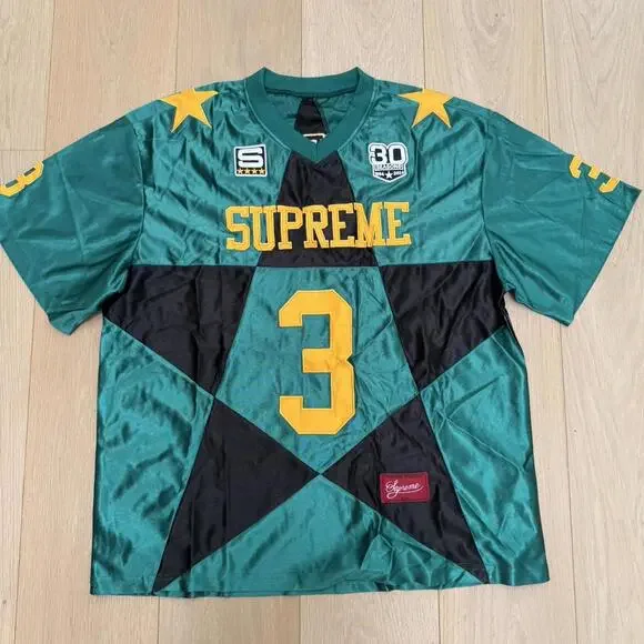 トップス Supreme Star Football Jersey Dark Green Buy Supreme Star Football Jersey 'Dark Green' - FW24KN75